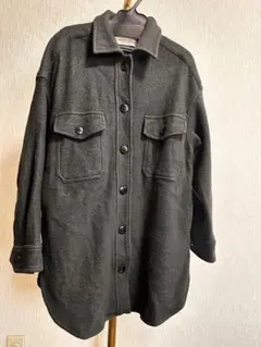 ACCUSÉ ダークグレー シャツジャケット