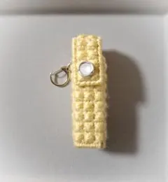 ハンドメイド/リップケース【イエロー】