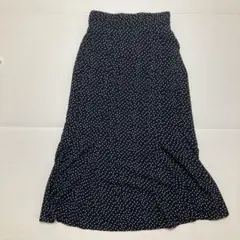 美品　ロングスカート　ドット DRESKIP