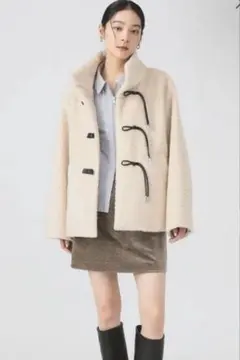 完売商品　Ray BEAMS シャギー トグルボタン ハーフ コート