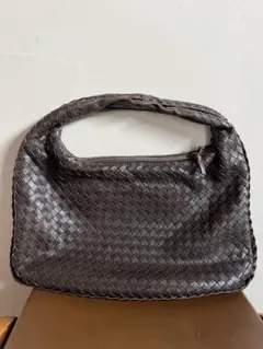 ボッテガヴェネタ ホーボー イントレチャート ワンショルダーバッグ ブラウン