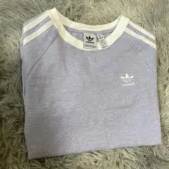 adidas ラベンダー 半袖Tシャツ S