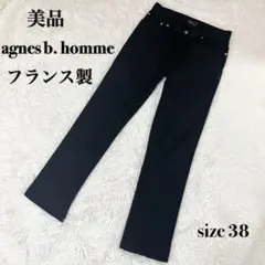 希少/フランス製 agnes b. homme アニエスベー トカゲロゴ パンツのサムネイル