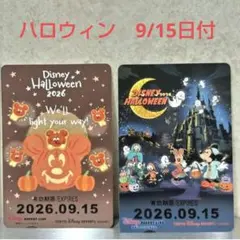 2枚セット　子供用　子ども用　フリーきっぷ フリー切符　ハロウィン　2026