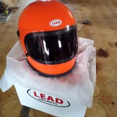 LEAD RX-200R フルフェイスヘルメット オレンジ - メルカリ