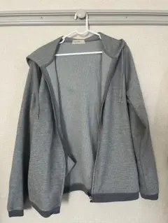 グレー フルジップパーカー