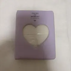 ハート トレカケース パープル