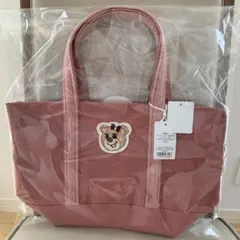 フェイラー FEILER オールドテディガール ワッペントートバッグ ピンク