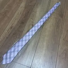 LES MIES チェック柄ネクタイ ピンク系