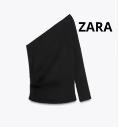 ZARA アシンメトリーニットトップス新品未使用