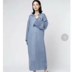 Y*Y様 beauty&youth ニットワンピース　ロングワンピース　水色