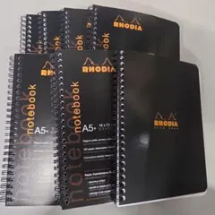 【訳あり】ロディアノートA5リングサイズ　7冊セットのサムネイル