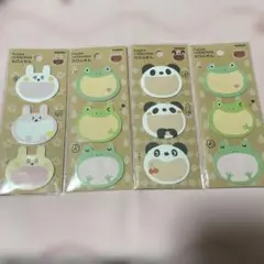 カエル・ウサギ・パンダ付箋セット