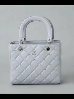 NICE CLAUP キルティングビジューミニバッグ