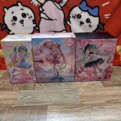 初音ミク 桜ミク AMP+ フィギュア 3体セット
