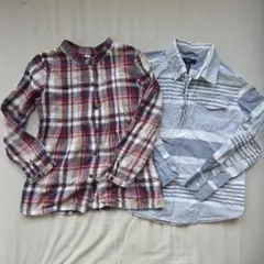 UNIQLO チェック柄シャツ サイズ130　gapkids