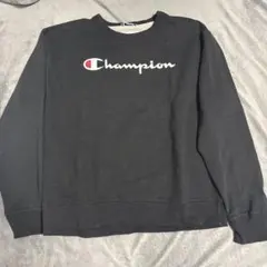 Champion ブラック スウェット 2XL