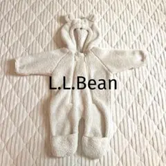 L.L.Bean くまさんおくるみ0-3month ロンパース カバーオール