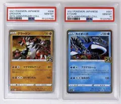 グラードン カイオーガ 25th ホロ PSA10 2026年最新】グラードン カイオーガ psa10の人気アイテム - メルカリ