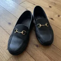 GUCCI ゴールドビット デッキシューズ ローファー