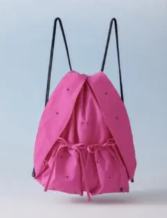 新品 NJ X COLLER ラビットストリングバッグPINKのサムネイル