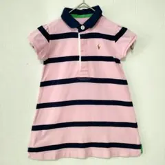 ポロラルフローレン　ポロシャツスタイル ワンピース 80女の子子供