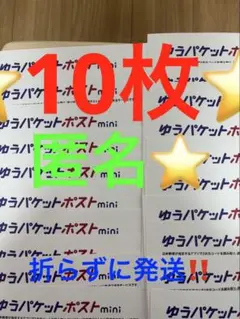 ゆうパケットポストmini 専用封筒 10枚セットその142
