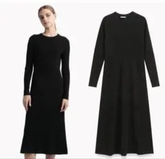 Theory WOOSTER CREPE KNITノースリーブ ニットワンピース - メルカリ