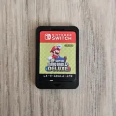 【中古】Switch版 NewスーパーマリオブラザーズUデラックス　カセットのみ