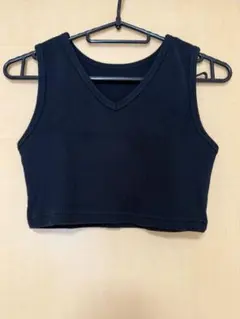 JEANASIS リブタンクトップ ブラックのサムネイル