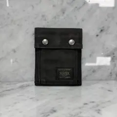 PORTER ポーター 二つ折り財布 ブラック キャンバス スモーキー グレーのサムネイル