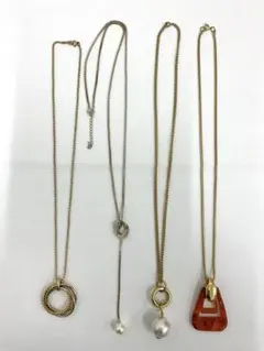 40.635【ネックレス　4本セット】ヴィンテージ　アンティーク