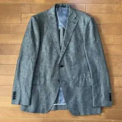 アンコン✨軽量コットン】BEAMS F テーラードジャケット 48 8R 紺
