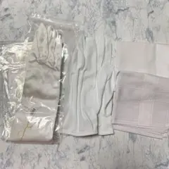 ブライダルグローブ　ハンカチ　セット