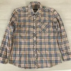 BURBERRY チェック 長袖シャツ バーバリーロンドン ノバチェック 大きめ