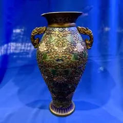 花瓶 ペア フラワーベース フラスコ型 真鍮 黄銅 ヴィンテージ - メルカリ