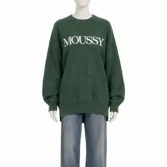 MOUSSY ロゴニット