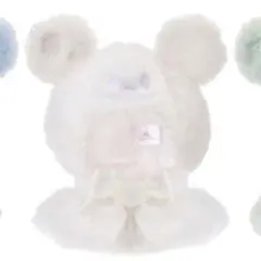 白 雪だるま ユニベアシティ シークレットコスチューム ミッキー ポンチョ