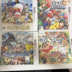 ニンテンドー3DS ソフト 4本セット まとめ売り