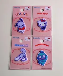 サンリオ 刺繍ワッペンシール 4枚セット