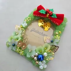 ホイップデコ　B8トレカケース　フラワーモチーフ　クリスマス