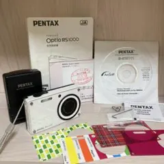 動作確認済み】PENTAX Optio RS1000 ホワイト - メルカリ