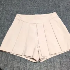 titty&Co. ベージュ プリーツショートスカート