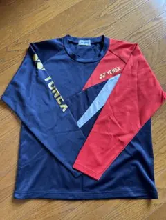 YONEX 長袖 ウォームアップウェア Sサイズ ネイビー/レッド