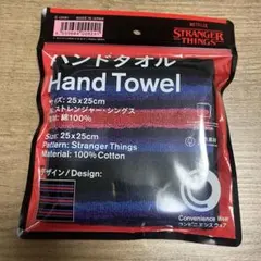 Stranger Things ハンドタオル 25cm x 25cm