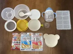 おまけ付き【お得】離乳食・食器・調理器具セット