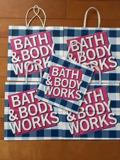 Bath & Body Works ショップ袋 5枚セットのサムネイル