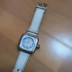 D&G スクエア クォーツ腕時計 ホワイト