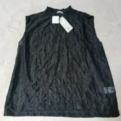 新品GU（ジーユー）レースTシャツ ノースリーブXL