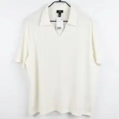 【新品】H&M レギュラーフィット ポロシャツ ホワイト XL